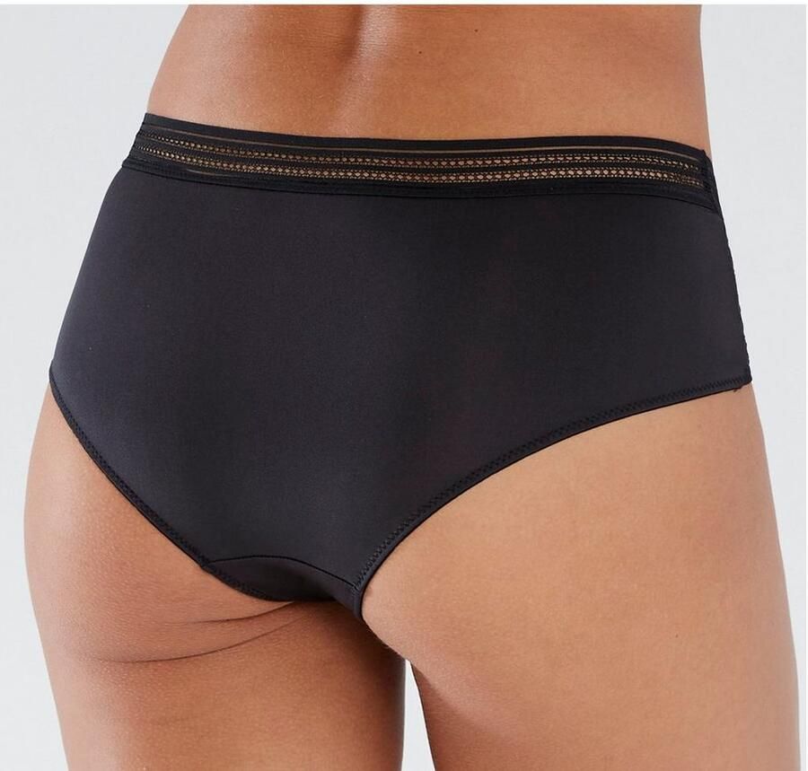 S.Oliver RED LABEL Beachwear Hipster uit transparante kant en zacht microtouch-materiaal