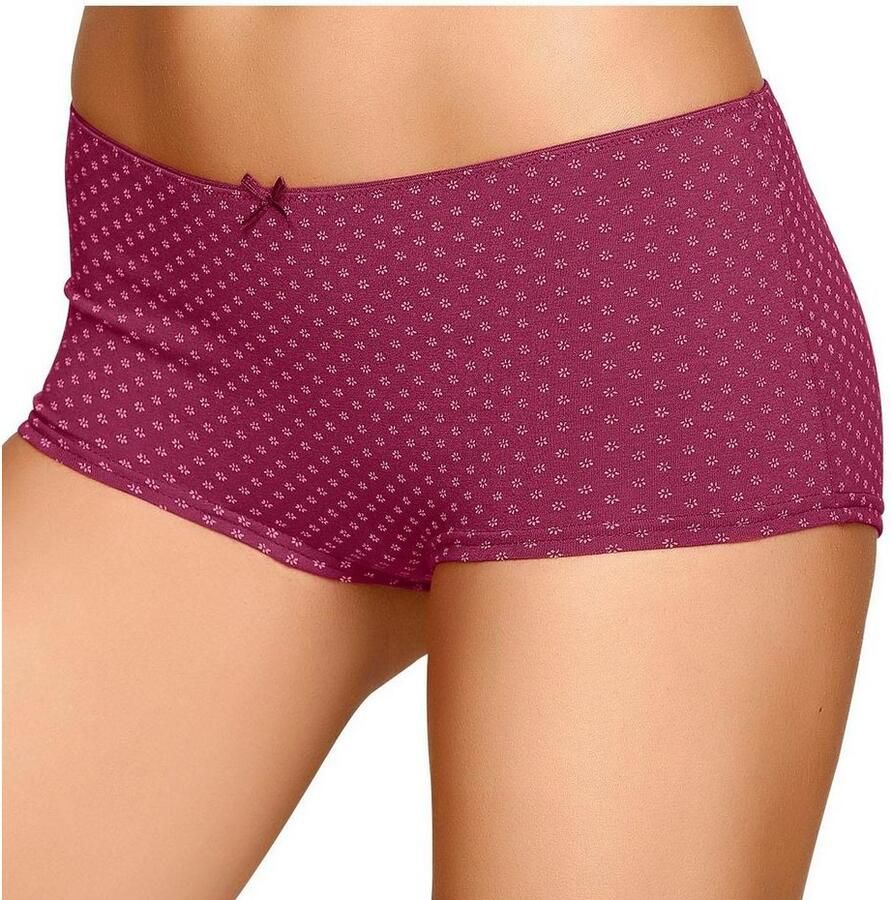 S.Oliver RED LABEL Beachwear Hipster van elastisch katoen (4 stuks Set van 4)