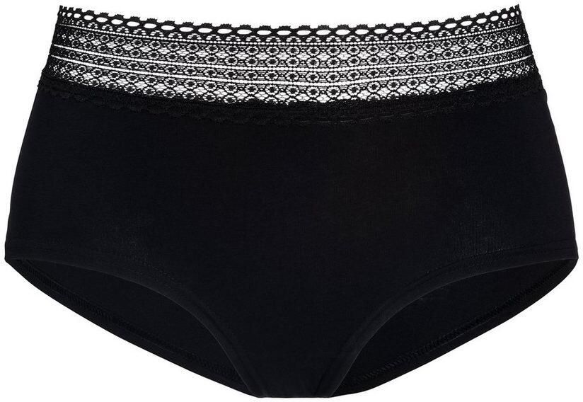 S.Oliver RED LABEL Beachwear Hipster van elastische katoen-kwaliteit met grafische kant (3 stuks) - Foto 5