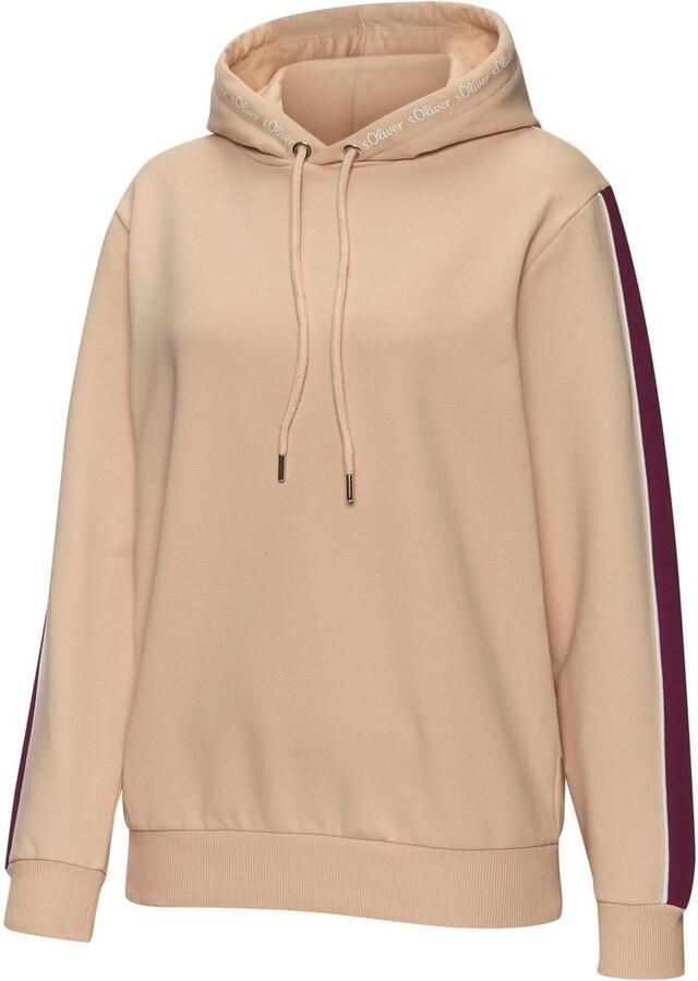 S.Oliver RED LABEL Beachwear Hoodie met contrasterende accenten loungewear (1-delig) - Foto 2