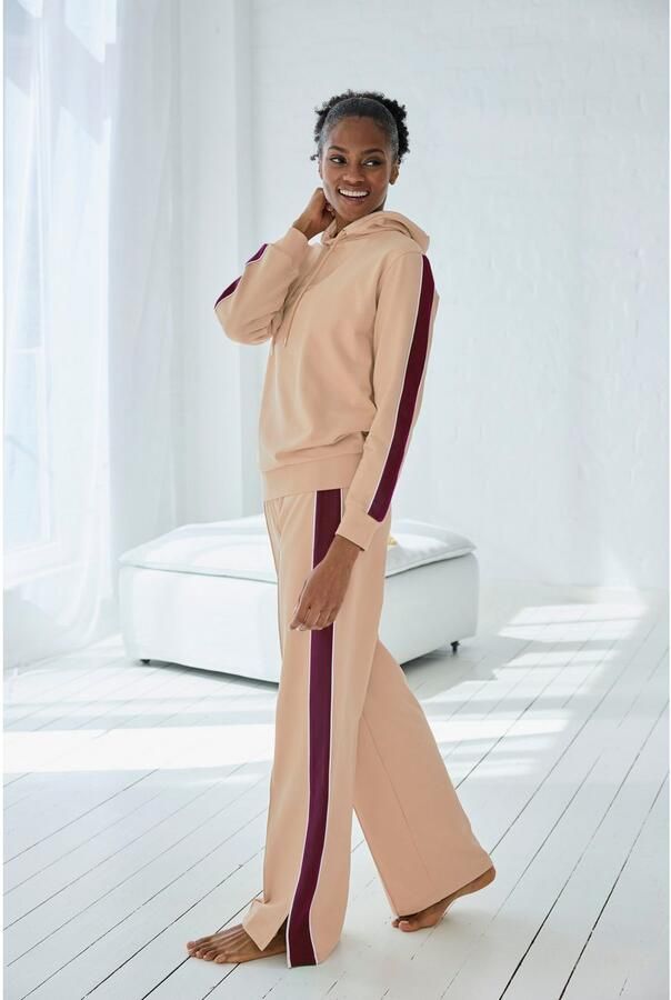 S.Oliver RED LABEL Beachwear Hoodie met contrasterende accenten loungewear (1-delig) - Foto 5