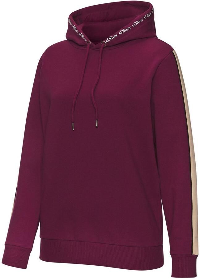 S.Oliver RED LABEL Beachwear Hoodie met contrasterende accenten loungewear (1-delig) - Foto 2