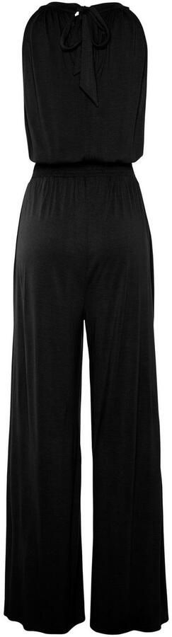 S.Oliver RED LABEL Beachwear Jumpsuit met breed smoke-inzetstuk lange jumpsuit van viscosejersey - Foto 3