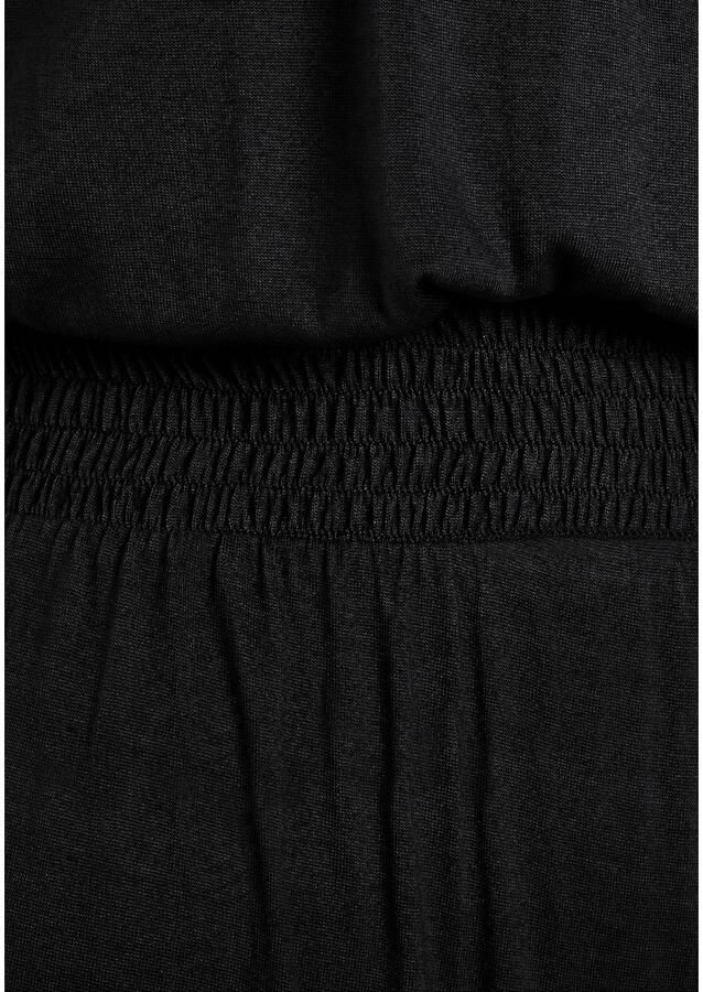 S.Oliver RED LABEL Beachwear Jumpsuit met breed smoke-inzetstuk lange jumpsuit van viscosejersey