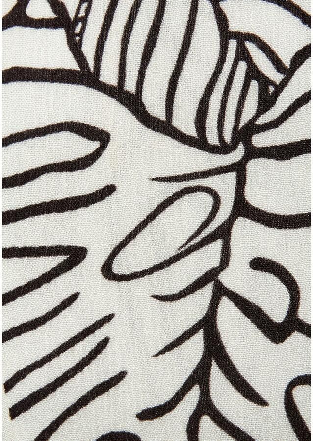 S.Oliver RED LABEL Beachwear Lange tuniek van gekreppte viscose korte zomerjurk blousejurk taillierbaar - Foto 3