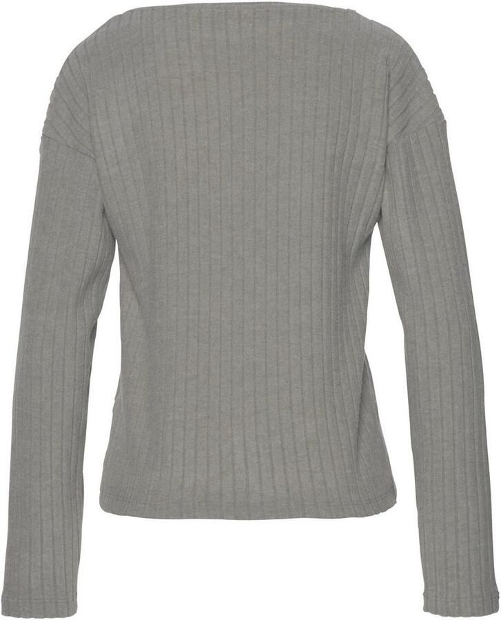 S.Oliver RED LABEL Beachwear Longsleeve van ribbreisel - Foto 2