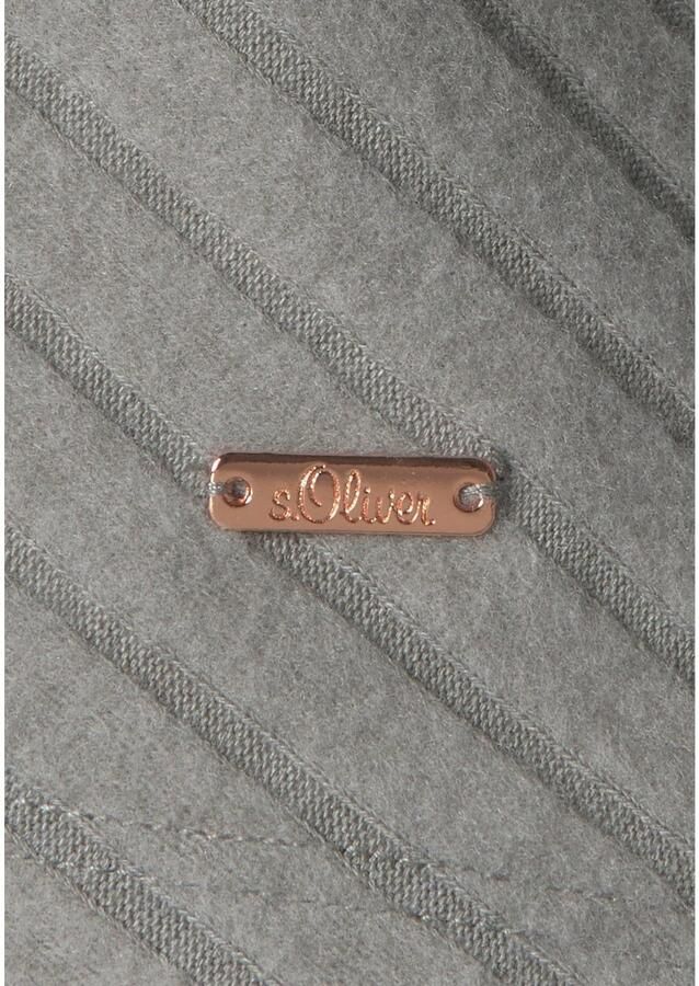 S.Oliver RED LABEL Beachwear Longsleeve van ribbreisel - Foto 4