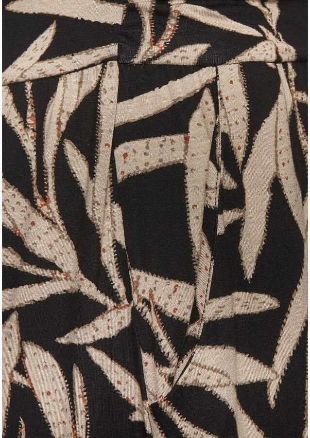 S.Oliver RED LABEL Beachwear Maxi-jurk met bladerenprint luchtige zomerjurk met zakken strandjurk - Foto 2