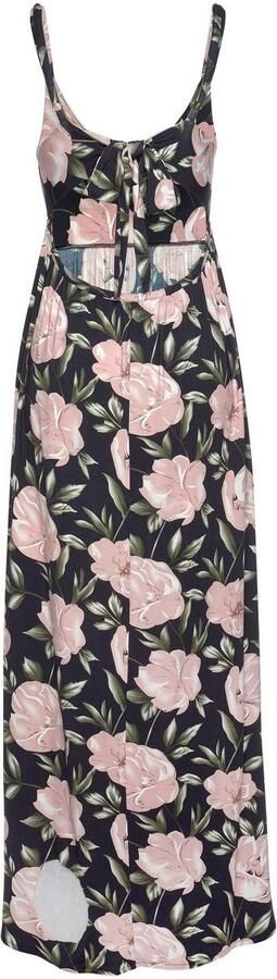 S.Oliver RED LABEL Beachwear Maxi-jurk met laag uitgesneden rug zomerjurk met all-over print strandjurk - Foto 5