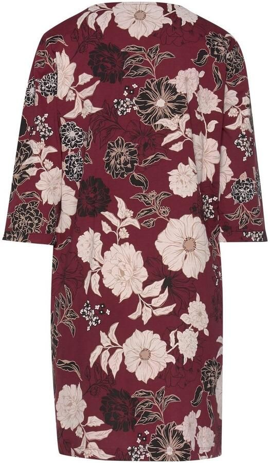 S.Oliver RED LABEL Beachwear Nachthemd bloemdessin met halve mouwen - Foto 3