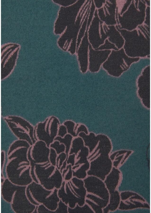 S.Oliver RED LABEL Beachwear Nachthemd bloemmotief met 3 4-mouwen - Foto 2