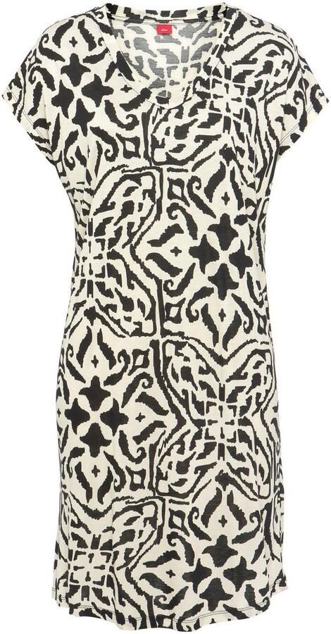 S.Oliver RED LABEL Beachwear Nachthemd met bloemig etno-patroon (1-delig) - Foto 4