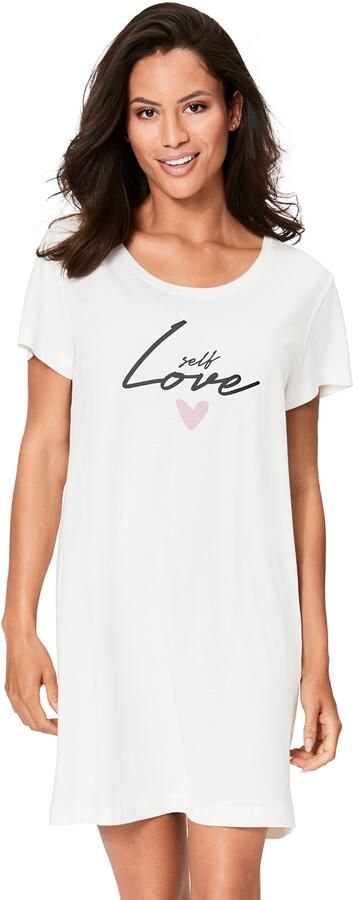 S.Oliver RED LABEL Beachwear Nachthemd met hartmotieven - Foto 7