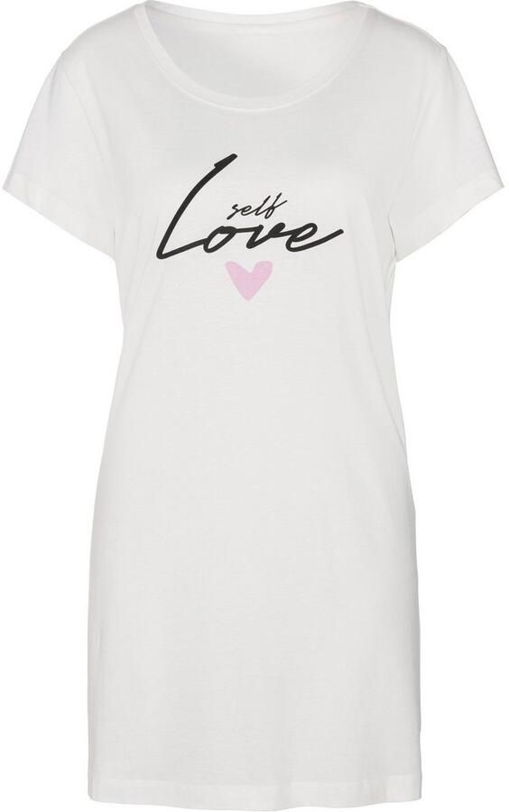 S.Oliver RED LABEL Beachwear Nachthemd met hartmotieven - Foto 2