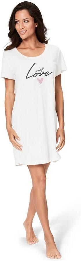 S.Oliver RED LABEL Beachwear Nachthemd met hartmotieven - Foto 6