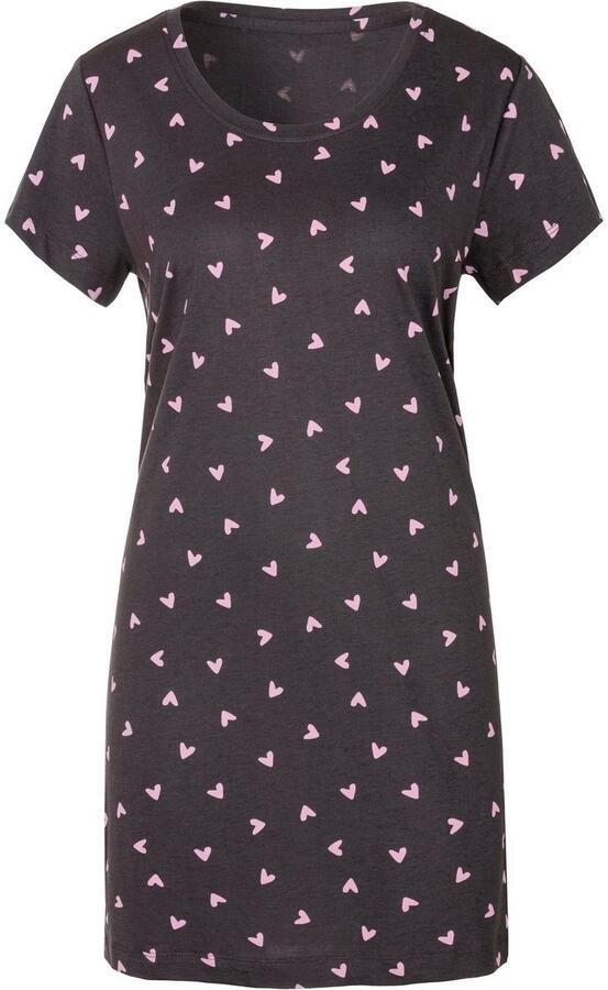 S.Oliver RED LABEL Beachwear Nachthemd met hartmotieven - Foto 3