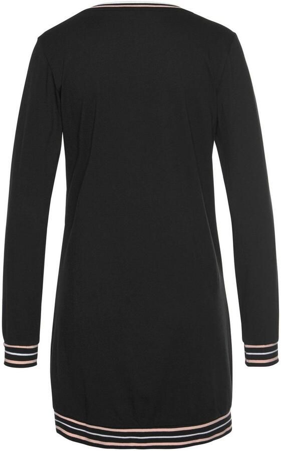 S.Oliver RED LABEL Beachwear Nachthemd met ribtricotboorden - Foto 4