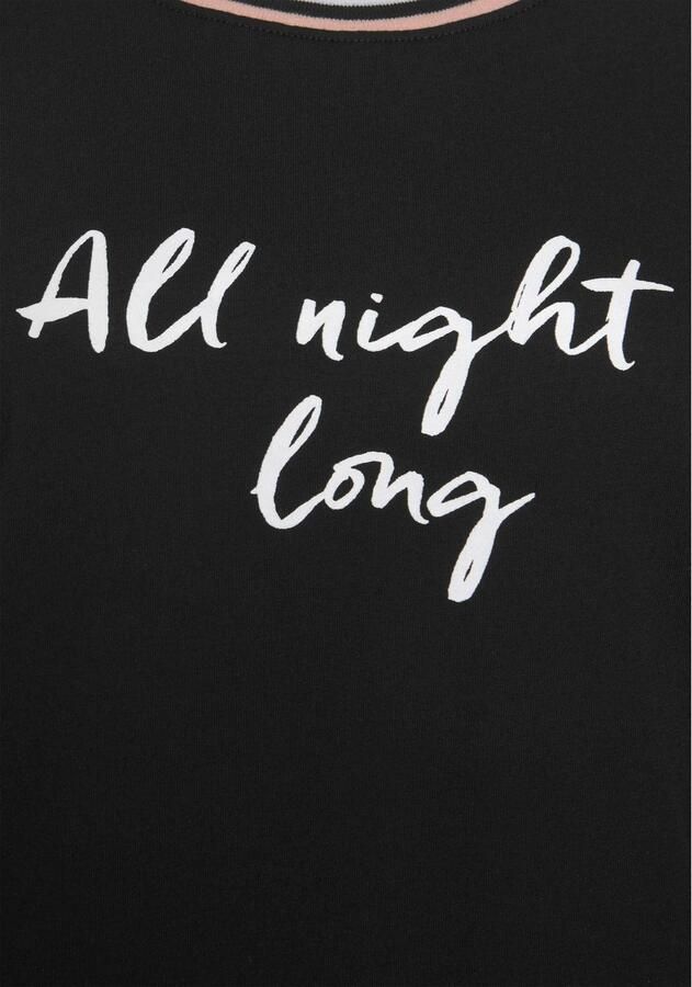 S.Oliver RED LABEL Beachwear Nachthemd met ribtricotboorden