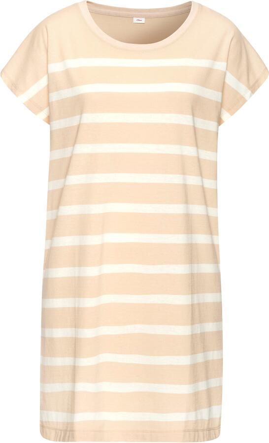 S.Oliver RED LABEL Beachwear Nachthemd met strepen van voorgeverfd garen - Foto 4