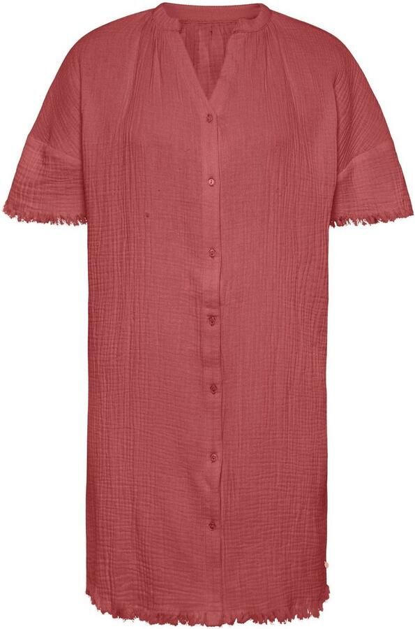 S.Oliver RED LABEL Beachwear Nachthemd van geweven mousseline stof