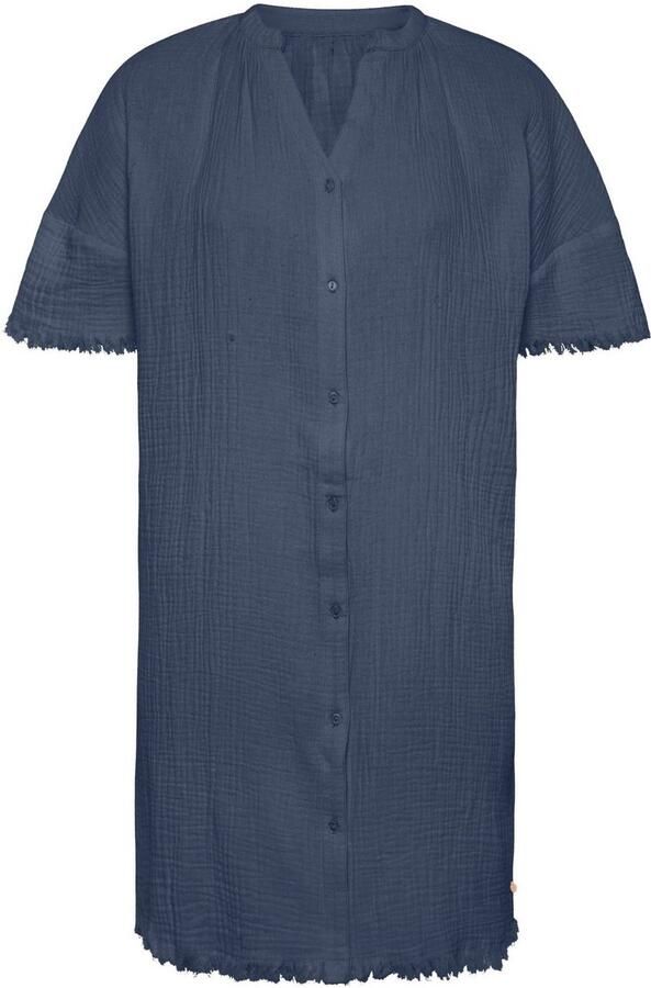 S.Oliver RED LABEL Beachwear Nachthemd van geweven mousseline stof