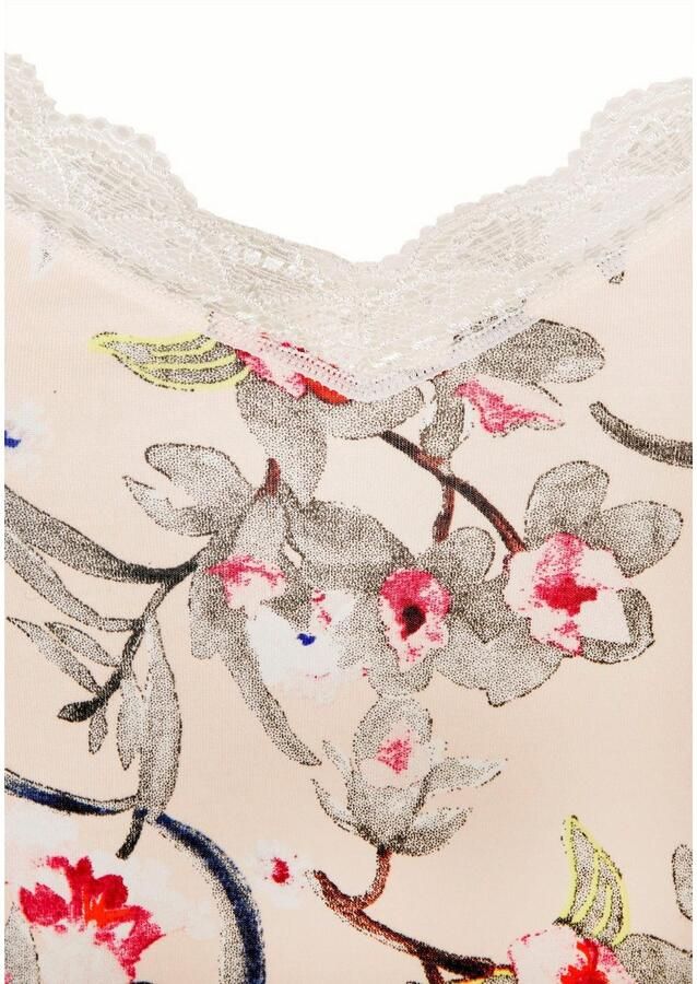 S.Oliver RED LABEL Beachwear Negligé met bloemmotief