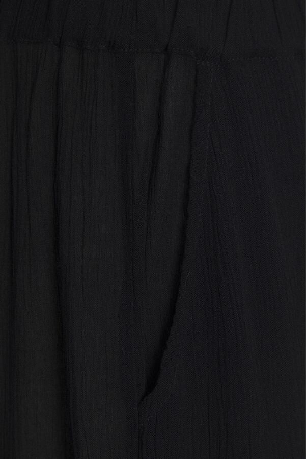 S.Oliver RED LABEL Beachwear Palazzobroek met brede elastische band en zakken luchtige stofbroek van crepe-kwaliteit - Foto 7