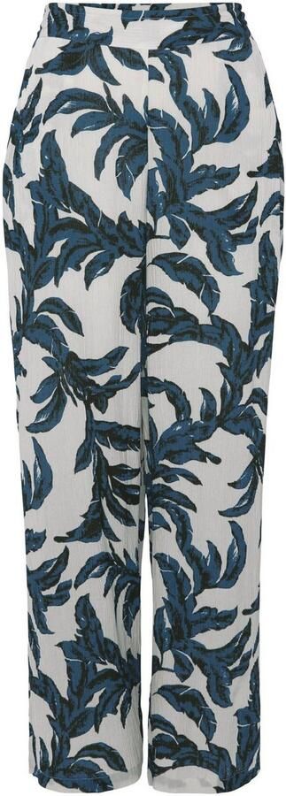 S.Oliver RED LABEL Beachwear Palazzobroek van crêpe viscose met all-over print en zakken stoffen broek - Foto 5