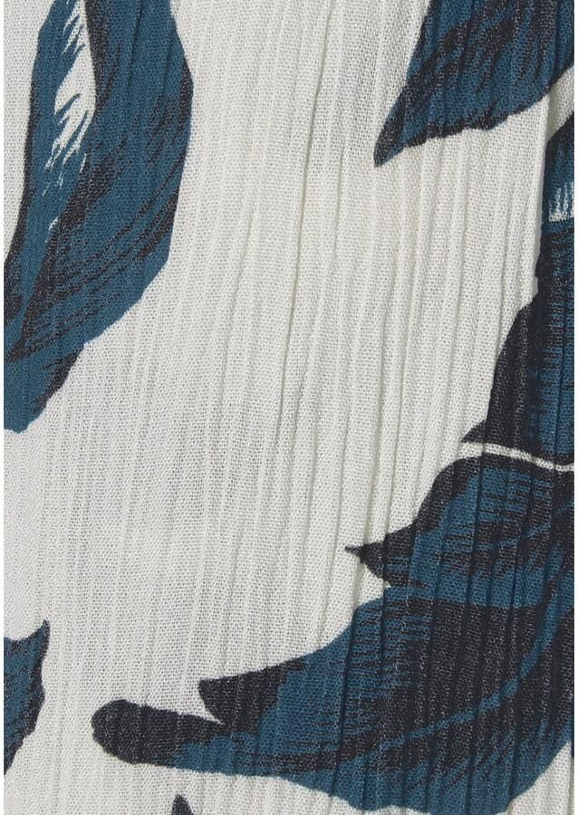 S.Oliver RED LABEL Beachwear Palazzobroek van crêpe viscose met all-over print en zakken stoffen broek - Foto 3