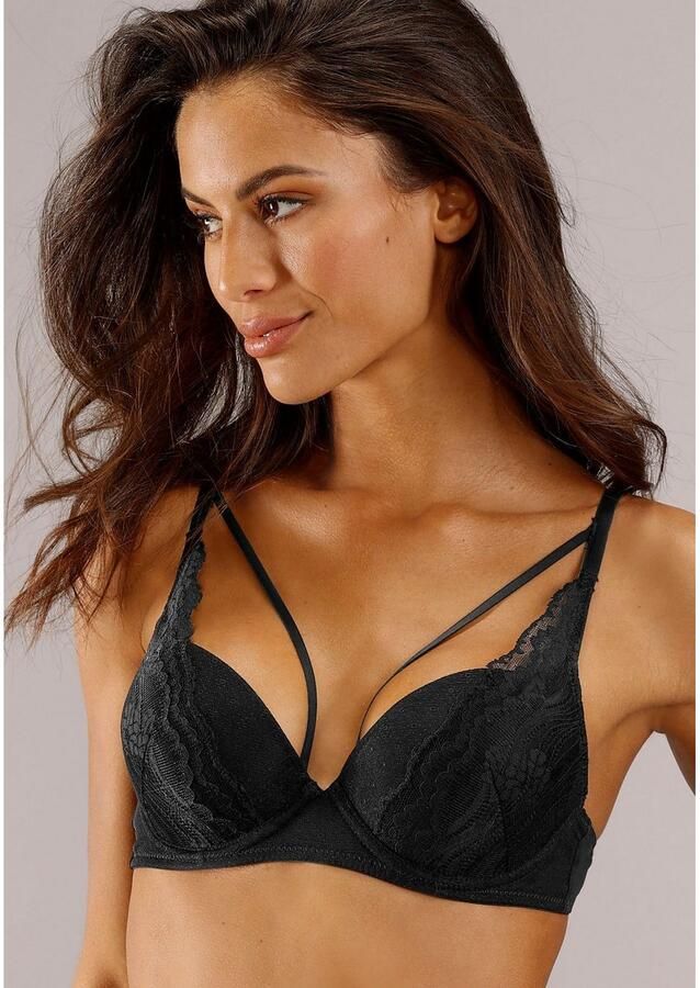 S.Oliver RED LABEL Beachwear Push-up-bh Alice met kant en bandjes lingerie