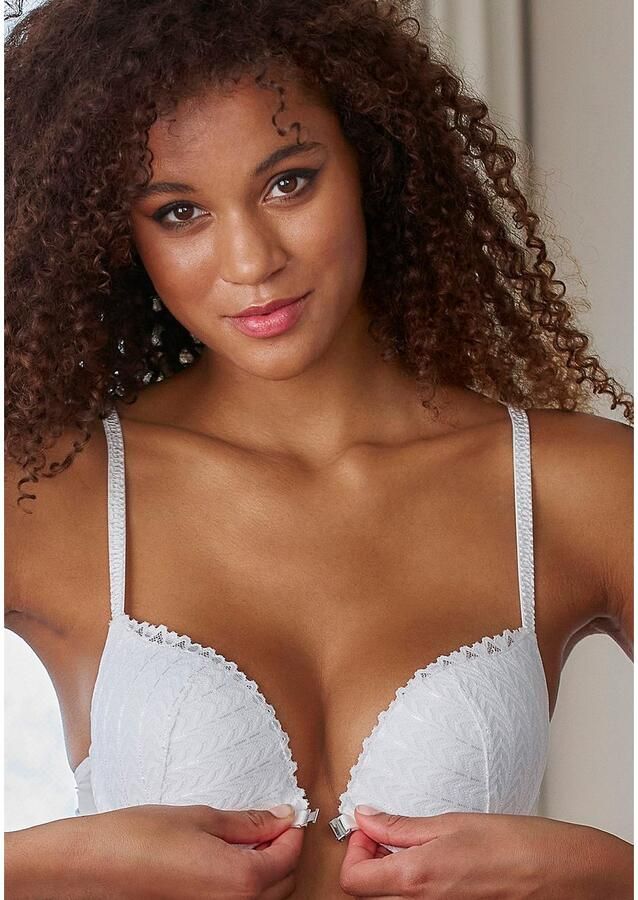 S.Oliver RED LABEL Beachwear Push-up-bh met praktische voorsluiting dessous