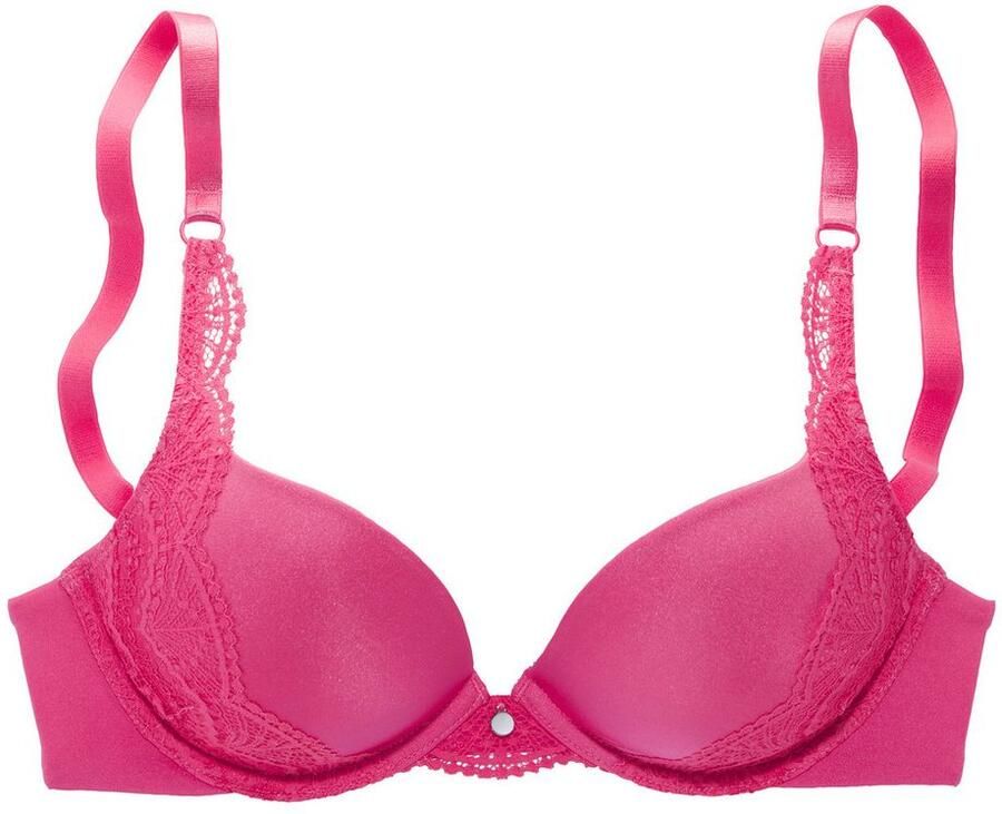 S.Oliver RED LABEL Beachwear Push-up-bh Pauline met fijne kant aan de zijkant van de cup en modieus accessoire lingerie - Foto 3