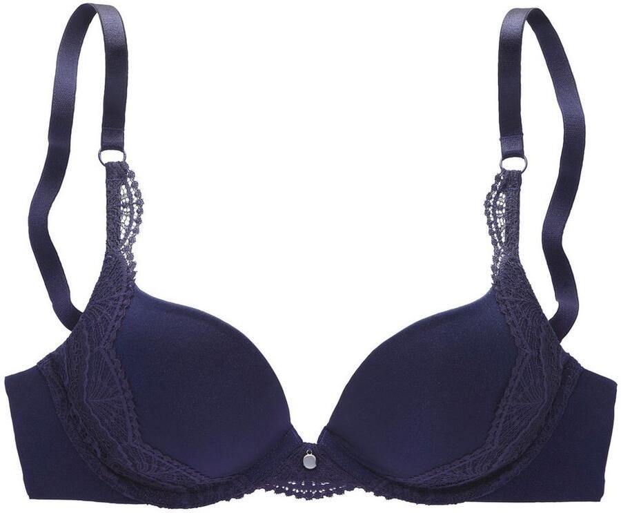 S.Oliver RED LABEL Beachwear Push-up-bh Pauline met fijne kant aan de zijkant van de cup en modieus accessoire lingerie - Foto 3