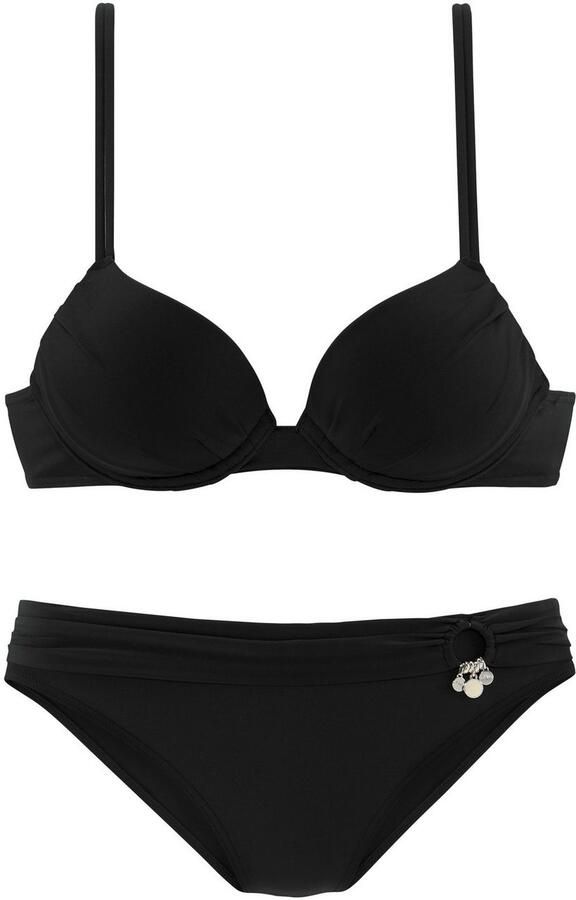 S.Oliver RED LABEL Beachwear Push-upbikini met sierring aan de broek - Foto 3
