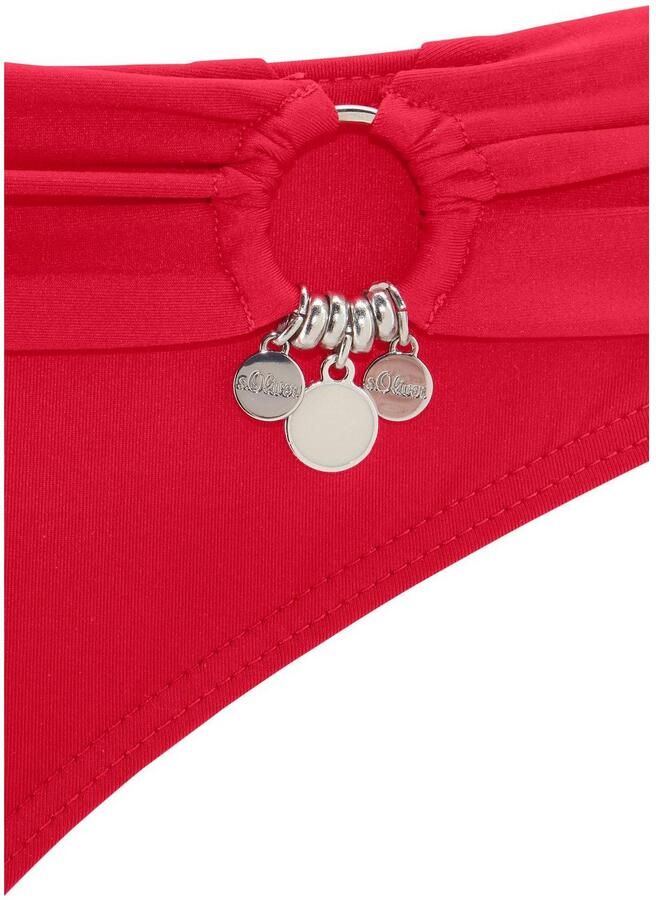 S.Oliver RED LABEL Beachwear Push-upbikini met sierring aan de broek