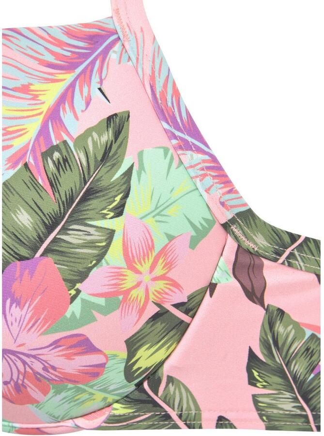 S.Oliver RED LABEL Beachwear Push-upbikinitop AZALEA met tropische print - Foto 3