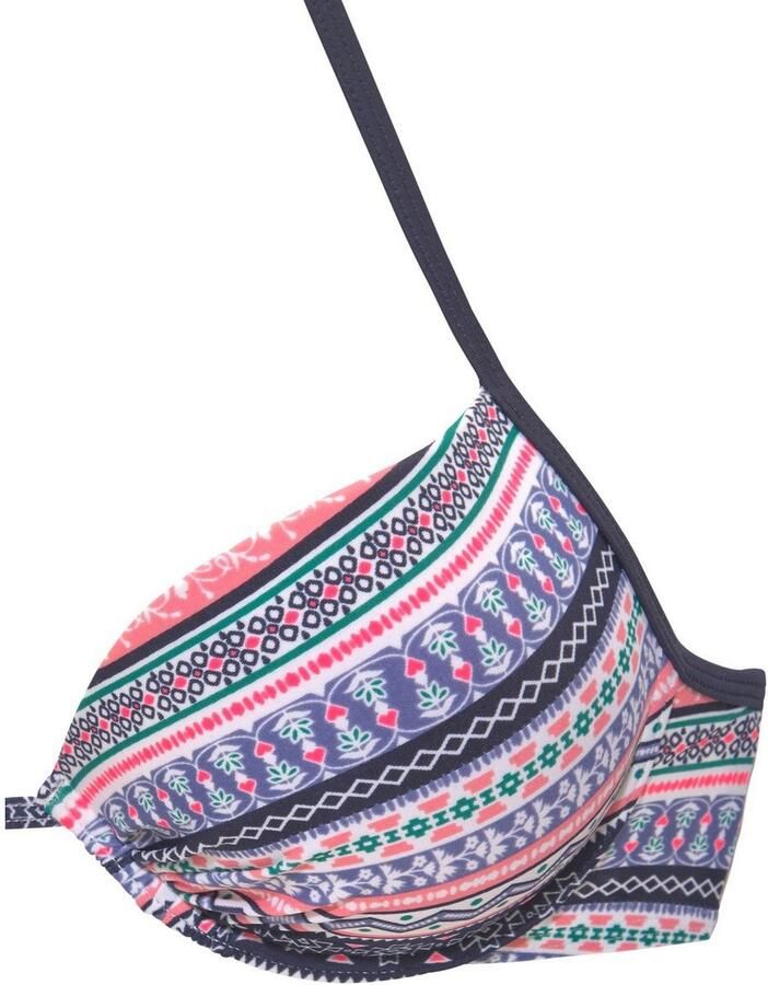 S.Oliver RED LABEL Beachwear Push-upbikinitop Barcelona gewatteerde cups met ingewerkte versterking in de nek te binden - Foto 2