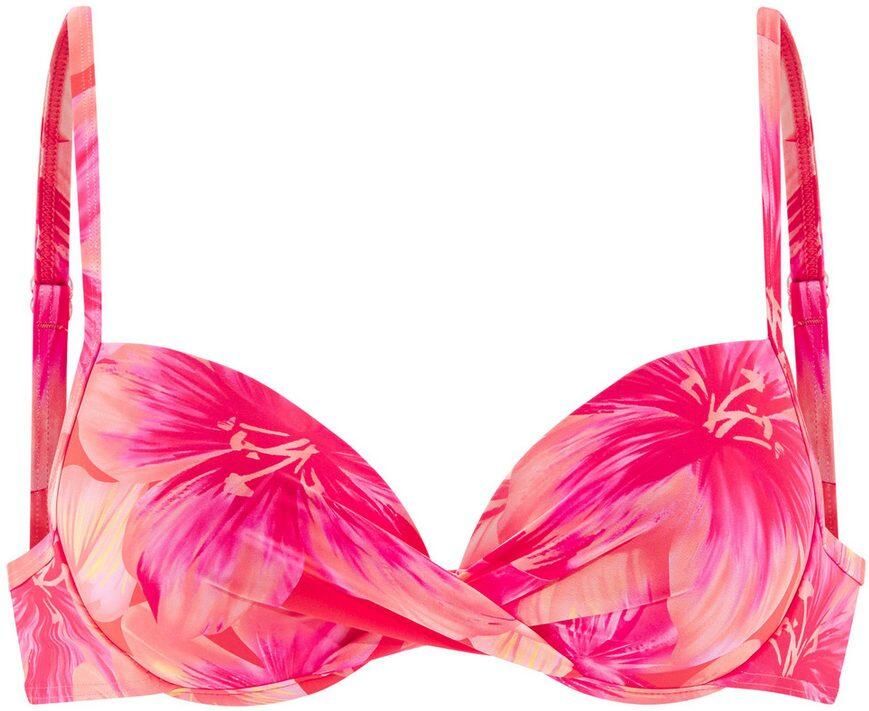 S.Oliver RED LABEL Beachwear Push-upbikinitop JAYCE met bloe print - Foto 5