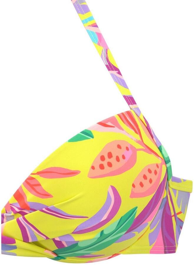 S.Oliver RED LABEL Beachwear Push-upbikinitop Mallorca in wikkellook