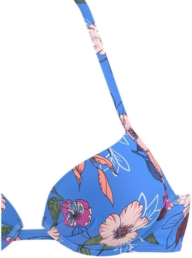 S.Oliver RED LABEL Beachwear Push-upbikinitop Maya met een bloemmotief - Foto 2