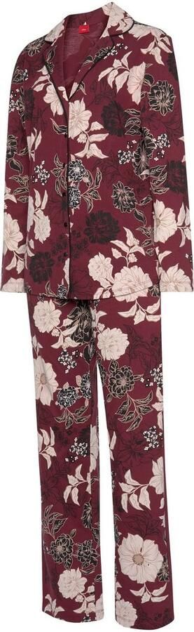S.Oliver RED LABEL Beachwear Pyjama in klassiek model met bloemmotief (2-delig 1 stuk) - Foto 5