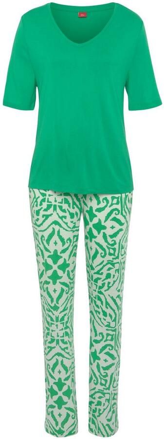 S.Oliver RED LABEL Beachwear Pyjama met bloemig etno-patroon (2-delig) - Foto 4