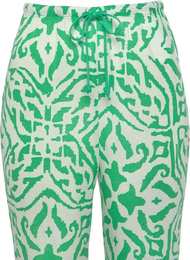 S.Oliver RED LABEL Beachwear Pyjama met bloemig etno-patroon (2-delig)