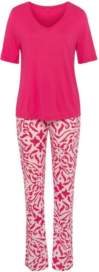 S.Oliver RED LABEL Beachwear Pyjama met bloemig etno-patroon (2-delig) - Foto 4
