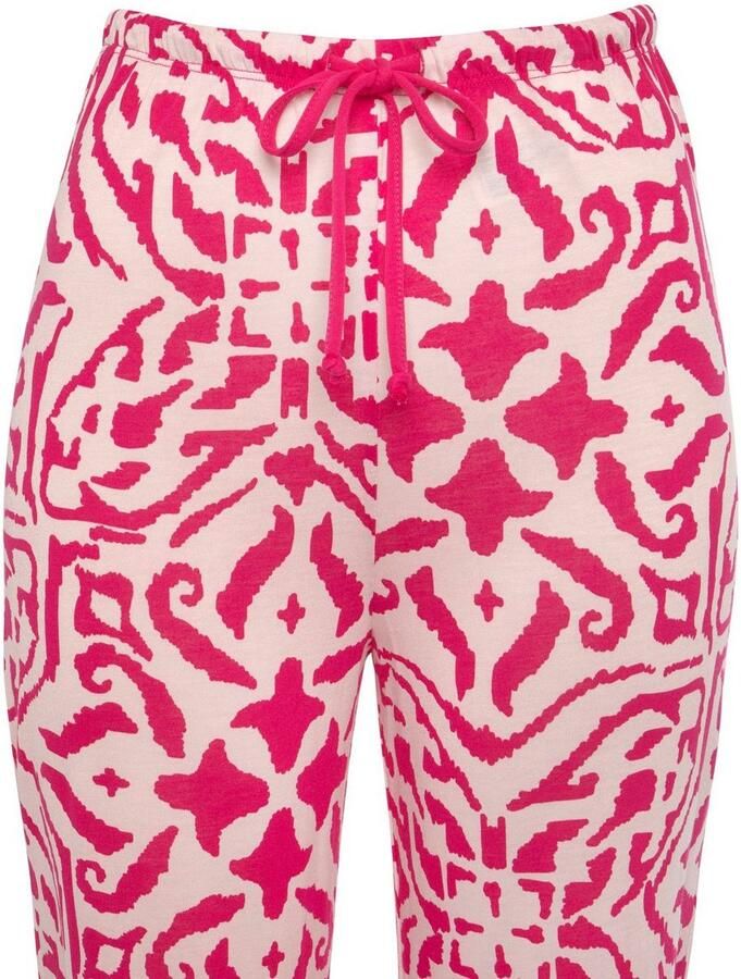 S.Oliver RED LABEL Beachwear Pyjama met bloemig etno-patroon (2-delig)