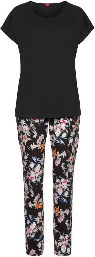 S.Oliver RED LABEL Beachwear Pyjama met bloemmotief (2-delig 1 stuk) - Foto 5