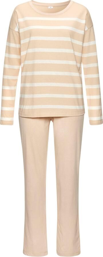 S.Oliver RED LABEL Beachwear Pyjama met garengeverfde strepen in het bovenstuk (2-delig) - Foto 6