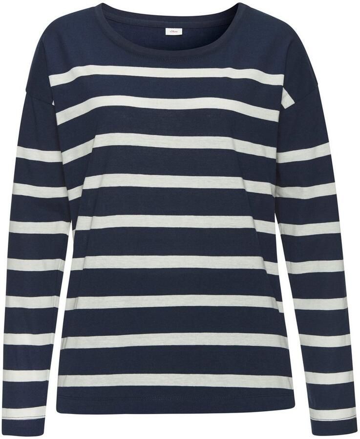 S.Oliver RED LABEL Beachwear Pyjama met garengeverfde strepen in het bovenstuk (2-delig) - Foto 5