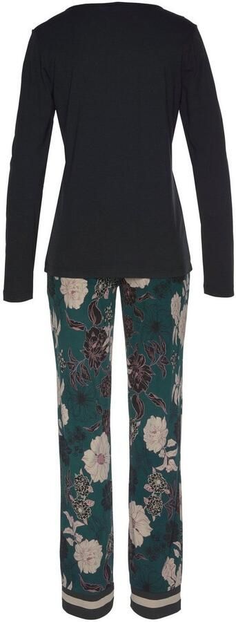 S.Oliver RED LABEL Beachwear Pyjama met gebloemde pyjamabroek (2-delig 1 stuk) - Foto 4