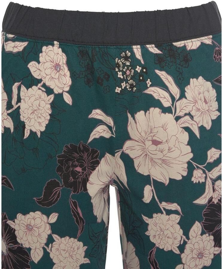 S.Oliver RED LABEL Beachwear Pyjama met gebloemde pyjamabroek (2-delig 1 stuk)